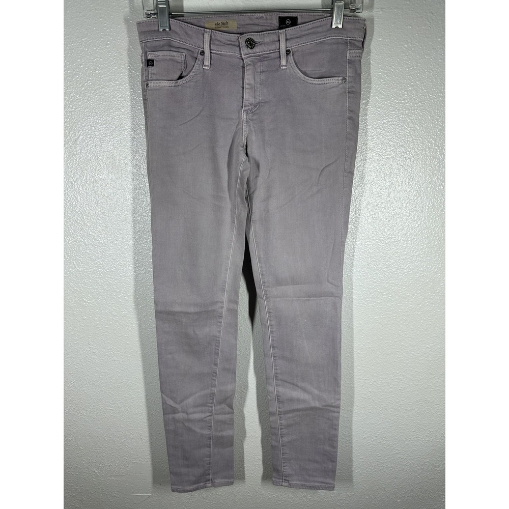 AG Adriano Goldschmied Jeans Womens 27R Purple The Stilt‎ Cigarette Stretch